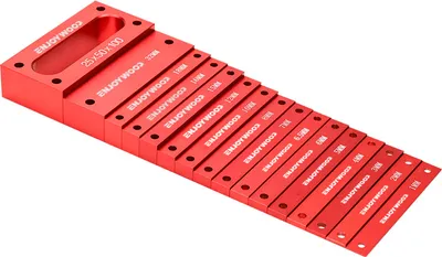 Obrázok produktu pre ENJOYWOOD 16-dielna sada metrických meradiel, hliníková zliatina, presné meranie, praktické skladovanie, nástroj na spracovanie dreva