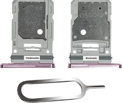 Produktbild von Samsung Galaxy S20 Fe 4G 5G Sim Karten Halter Tray Adapter Fach Stecker Slot + Nadel Dual Lavender Violett