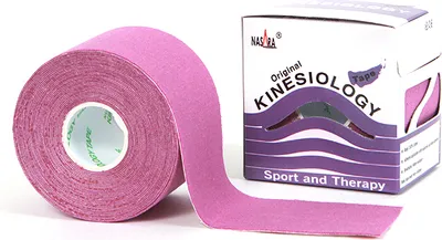 Produktbild von Nasara Kinesiologie Tape 5 cm x 5 m : lila Farbe: lila