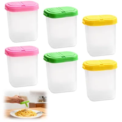 Gewürzbehälter 6er-Set 250 ml BPA-frei luftdicht transparent