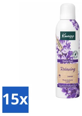 Obrázok produktu pre 15 kusov sprchového gélu Kneipp Relax, vôňa levandule, 200 ml, výhodný balík