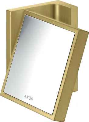 Produktbild von hansgrohe AXOR UNIVERSAL Rectangular Rasierspiegel, Vergrößerung 1,7-fach, neigbar, Rahmen Metall, 42649950