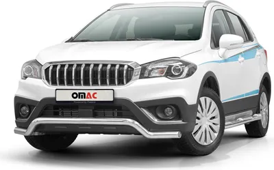 Immagine prodotto di Barra di protezione paraurti anteriore per Suzuki SX4 S-Cross 2016-2022 ABE acciaio argento