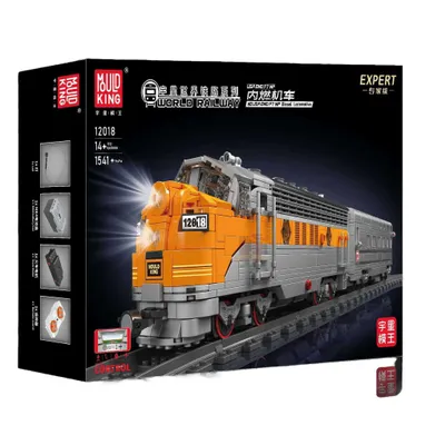 Obrázok produktu pre Mould King Diaľkové ovládanie USA EMD F7 WP Diesel Lokomotive 12018S