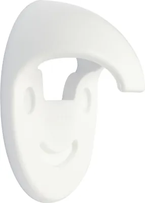 Produktbild von WAGNER Türfeststeller HAKEN - Ø 60 x 30 mm, Kunststoff weiß, Haltefunktion inkl. Montagematerial - 15508511