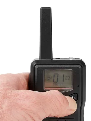 Produktbild von Alecto FR200BK Walkie-Talkie Set 2 Funkgeräte 8 Kanäle Ladestation USB-C Schwarz