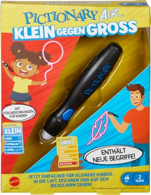 Produktbild von Mattel Games Pictionary Air Klein gegen Groß, Familienspiel