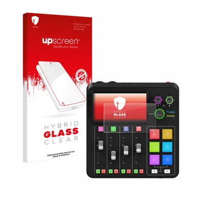 Produktbild von upscreen Schutzglas für Rode Rodecaster Duo Schutzfolie Panzer Folie Glas Display Schutz klar