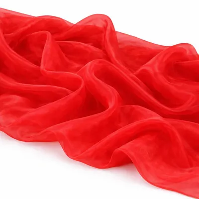 Produktbild von Dekostoff Organza Stoff 3x1,45m rot Tischdecke Dekoration Tischdeko Hochzeit