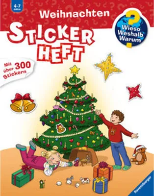 Produktbild von Wieso? Weshalb? Warum? Stickerheft: Weihnachten