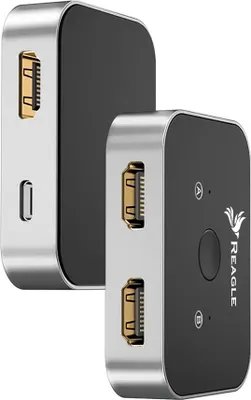 Produktbild von REAGLE HDMI SWITCH HDMI 2.1 SPLITTER BIDIREKTIONAL 4K 144HZ REAGLE 2IN-1OUT 1IN-2OUT Hohe Auflösung und Unterstützung für Raumklang