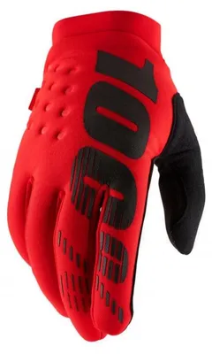 Obrázek produktu pro 100% SPEEDLAB cyklistické rukavice s dlouhými prsty - BRISKER - červená M
