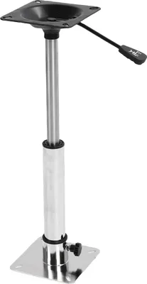 Image de Kit de montage de socle de siège de bateau, acier inoxydable, réglable, filetage 400-500 mm, pivotant, pour yachts, bateaux, pont de ponton