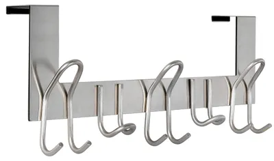 Image de Crochets de porte en métal, 2 pièces avec 11 crochets