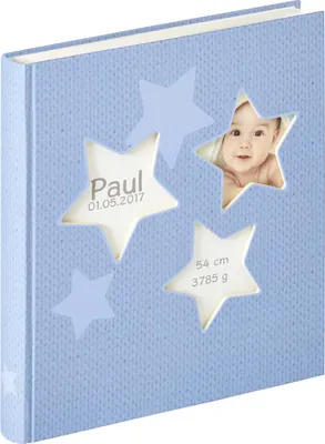 Produktbild von Babyalbum Estrella blau 28 x 30,5 cm