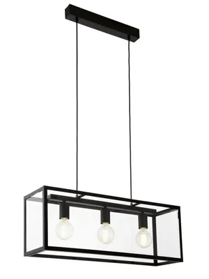 Produktbild von EGLO Pendelleuchte Charterhouse Schwarz 49393