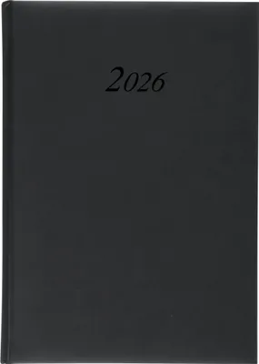 Produktbild von Wochenplaner 2026 / Buchkalender / Größe: 17,2x24cm / Farbe: schwarz