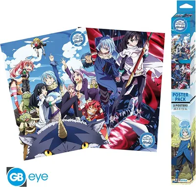 Immagine prodotto di Set di poster Slime: poster Chibi - Stagione 2 (52 x 38 cm)