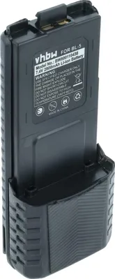 Produktbild von vhbw Akku kompatibel mit Pofung UV-5RE, UV-5RA, UV-5R Funkgerät, Walkie Talkie (2800 mAh, 7,4 V, Li-Ion)