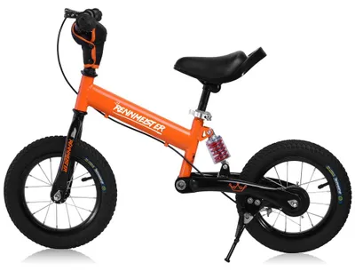 Obrázek produktu pro Odrážedlo 12" oranžové, protiskluzové, nastavitelné sedadlo
