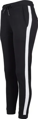 Obrázek produktu pro Dámské kalhoty Urban Classics Ladies Interlock Joggpants black/white - S