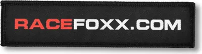 Produktbild von RACEFOXX™ Aufnäher, schwarz, 130 x 30 mm
