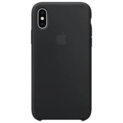 Produktbild von Apple iPhone X, iPhone Xs Hülle - Silikon - Soft Case,Backcover - Schwarz
