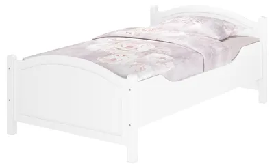 Produktbild von Seniorenbett weiß 120x200 breites hohes Einzelbett V-60.40-12Wohne Zubehör