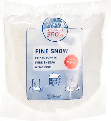 Produktbild von Dekoschnee für Winterlandschaften und festliche Dekorationen