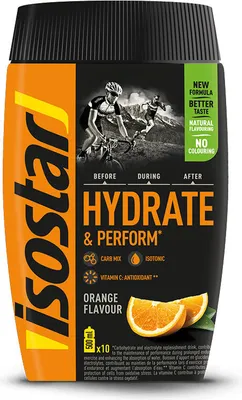 Produktbild von Isostar Hydrate & Perform Powder Orange 400 g