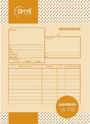 Image de Bon deOptys A5, autocopiant, 100 feuilles