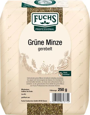 Immagine prodotto di Fuchs Professional menta verde sfregata confezione aromatica 250g