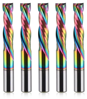 Image de Fraise CNC pour bois, compression - Diamètre de coupe : 6 mm - Longueur de coupe : 25 mm