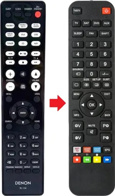 Produktbild von Fernbedienung geeignet für DENON RC-1154 | RC1154 | RCDN7
