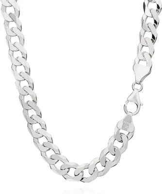 Produktbild von Echte 925er Sterlingsilber Panzerkette 6x Diamantiert 60cm 10,00mm 70g 5907