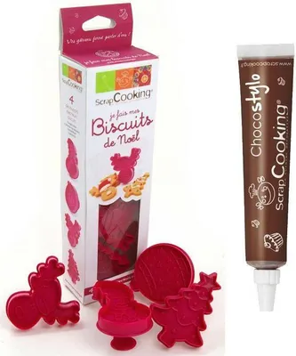 Produktbild von Set 'Weihnachtsplätzchen zum Selbermachen' + Schokoladenstift
