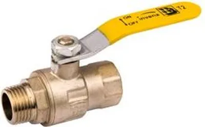 Image de Robinet À Boisseau Sphérique 1/2'' Pour Le Gaz Avec Filetage W/Z