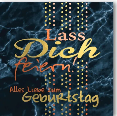 Produktbild von Geburtstag - Glückwunschkarte im Format 14,5 x 14,5 cm mit Umschlag 7
