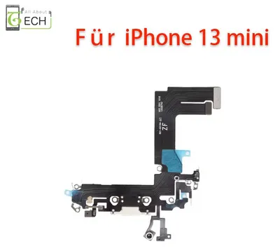 Produktbild von Ladebuchse für iPhone 13 Mini Anschluss Connector Flex USB Weiß