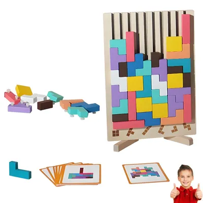 Obrázok produktu pre Drevená puzzle pre deti s 10 výzvami