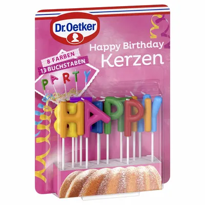 Productafbeelding van Oetker Verjaardagskerstjes, 13 stuks (20 gram)