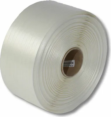 Produktbild von 1x Textilumreifungsband weiss Polyester 35 mm Breite 150 meter auf Rolle
