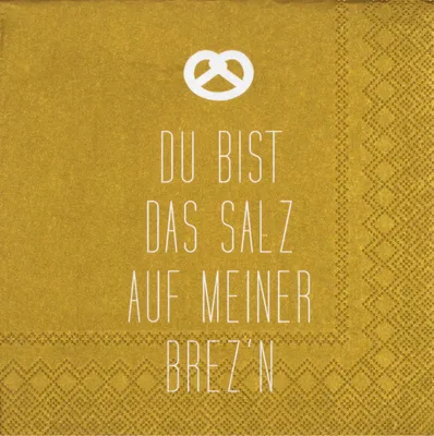 Produktbild von Räder DINING Serviette 33x33cm, Du bist das Salz