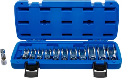 Image de BGS Jeu de douilles spéciales fendues entraînement carré intérieur 10 mm (3/8") SW 5 - 19 mm 12pcs - 70988