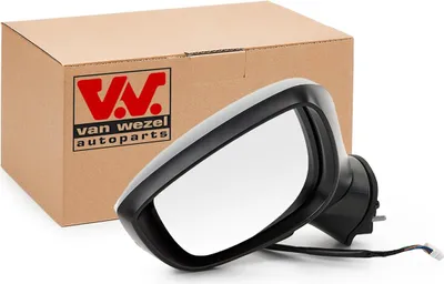 Produktbild von VAN WEZEL 2791805 Außenspiegel Seitenspiegel Links für MAZDA CX-3 (DK) Asphärisch Unbeheizt Grundiert