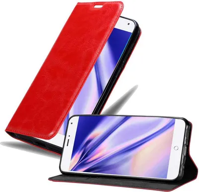 Image de Cadorabo Housse pour MEIZU MX4 Housse rouge pour téléphone portable Etui Case Cover Fermeture magnétique