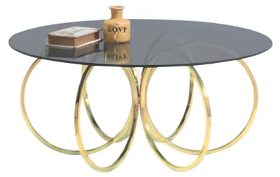 Image de Or Table basse de salon Table d'appoint Table de salon