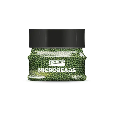 Obrázek produktu pro Skleněné mikrokuličky PENTART 0,8-1 mm, 40 g, zelené