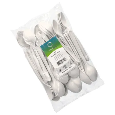 Produktbild von 40000 Löffel (Mehrweg), -PP, 18,5 cm, weiss, extra stabil