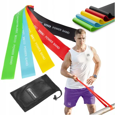 Produktbild von SPORT BLAST Herren Fitness Widerstandsbänder Set 5 Stück